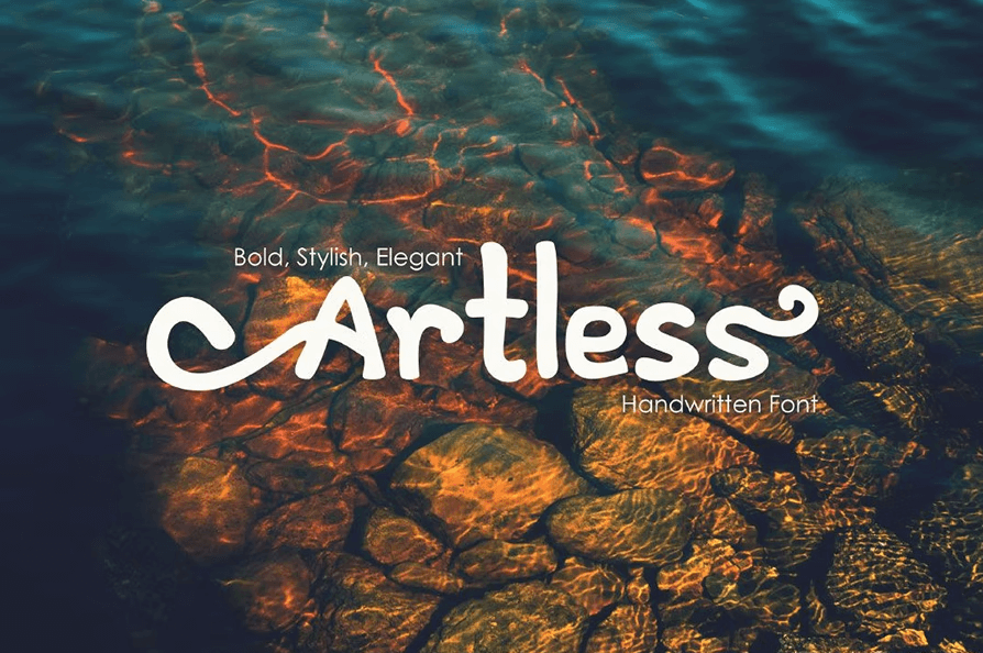 Artless Handwritten Font - Fonts Hut