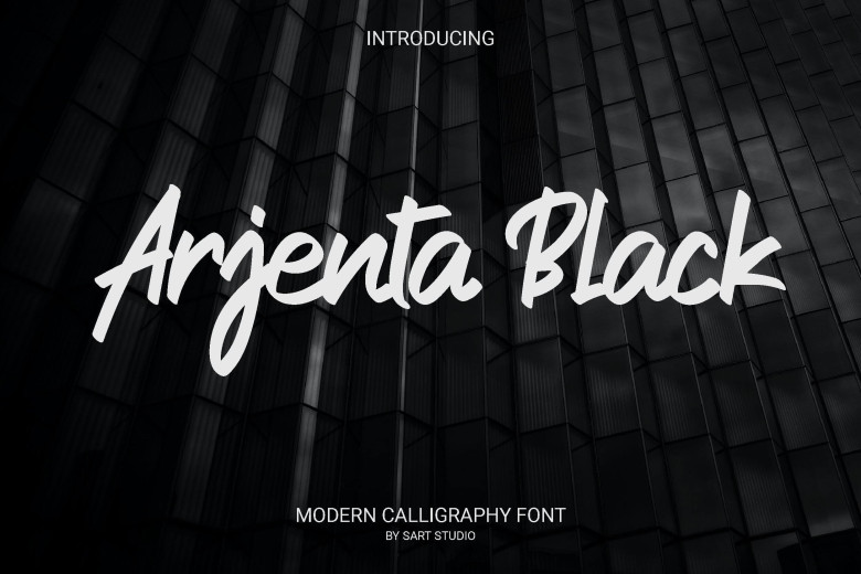 Arjenta Black Font - Fonts Hut