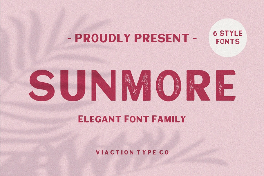 Sunmore Font - Fonts Hut