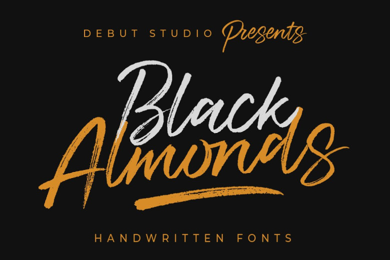 Black Almonds Font - Fonts Hut