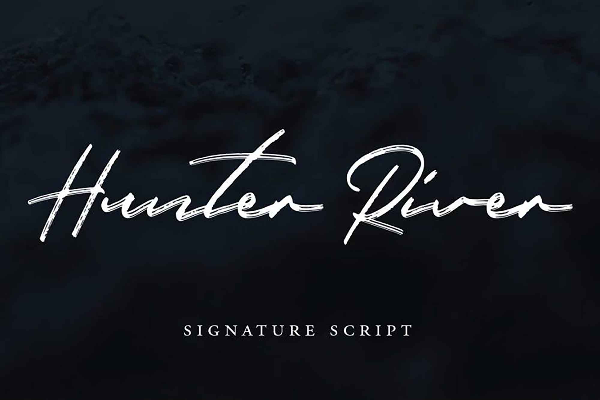 Hunter River Font - Fonts Hut