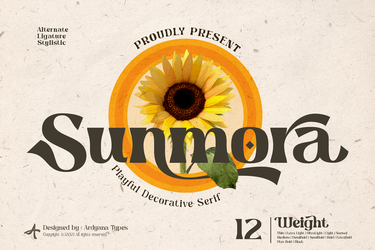 Sunmora Font - Fonts Hut