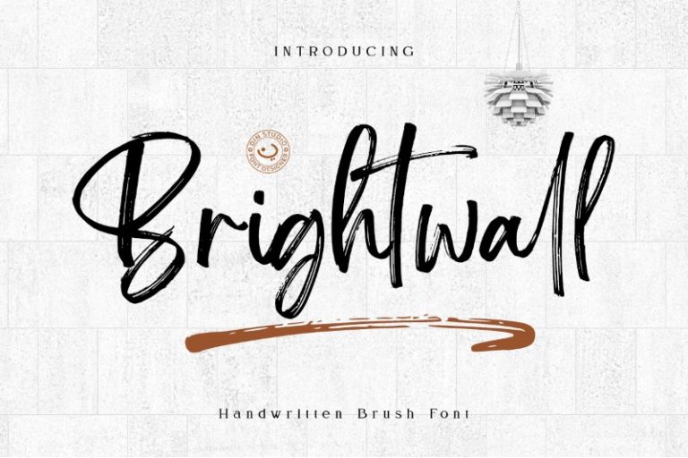 Brightwall Font - Fonts Hut