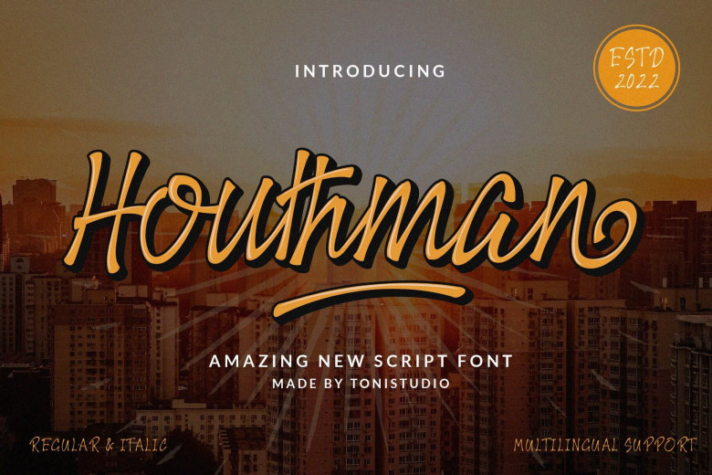 Houthman Font - Fonts Hut