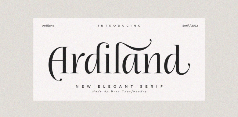 Ardiland Font - Fonts Hut