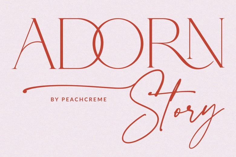 Adorn Story Font - Fonts Hut