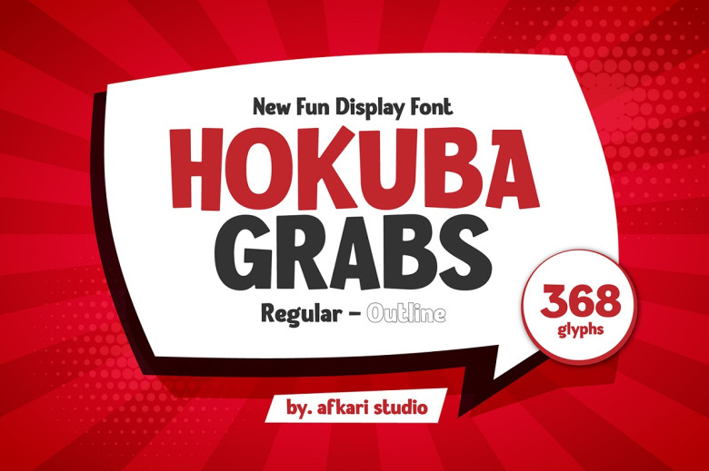 Hokuba Grabs Font - Fonts Hut