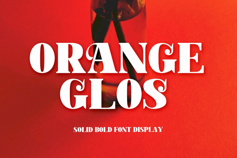 Orange Glos Font - Fonts Hut