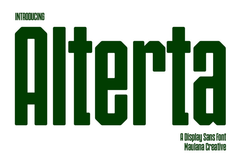 Alterta Font - Fonts Hut