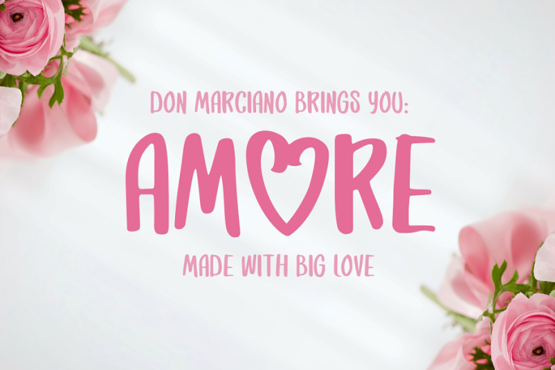 Amore Font - Fonts Hut