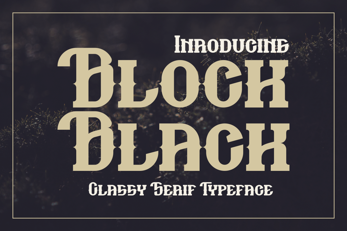 Block Black Font - Fonts Hut