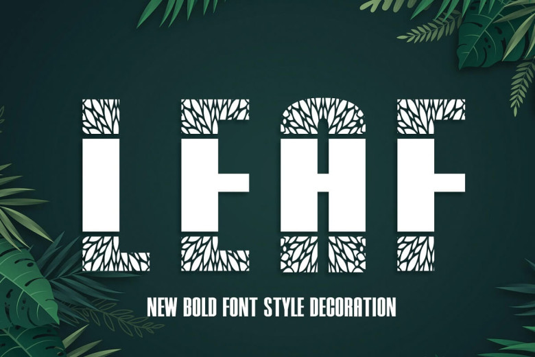 Leaf Font - Fonts Hut
