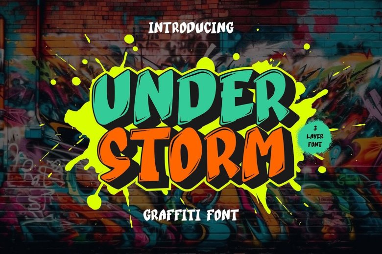 Under Storm Font - Fonts Hut