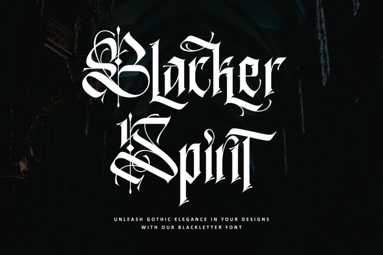 Blacker Spirit Font - Fonts Hut
