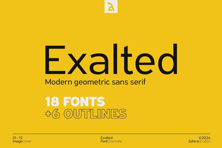 Exalted Font - Fonts Hut