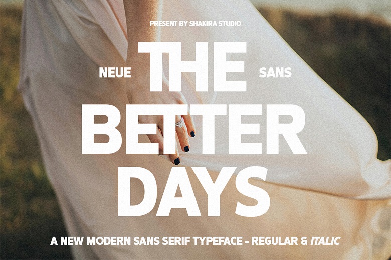 The Better Days Font - Fonts Hut