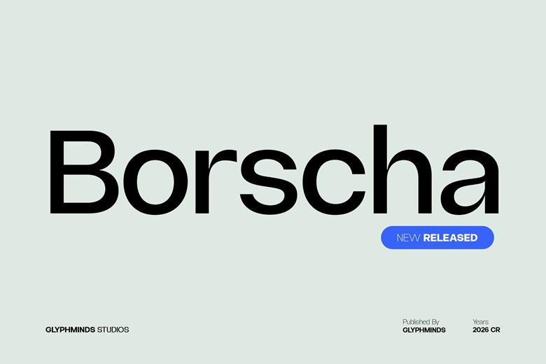 Borsch Letras Borscha Typeface - Fonts Hut